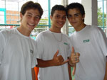 Luis Felipe, Samuel de Souza e Guilherme Lock