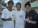 Leonardo Regis, Rafael da Silva e Nathan da Rosa