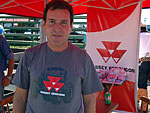 Guilherme Trein, coordenador de vendas da Massey Ferguson, uma das patrocinadoras do evento