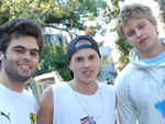 Rafael Magnabosco, Thales Mottola e Felipe Beiser