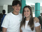 Leonardo Hinkiel e Aline Santos