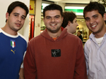 Thiago Grandi, Diogo Saicosque e Pedro Santarem