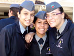 Ambile Rocha, Thayani Oliveira e Anela Nunes