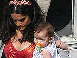 Salma Hayek e Valentina, 7 meses