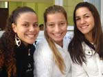 Emmanoella Mattos, Karen Estanislau e Jade Dornelles