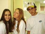 Priscila de Azevedo, Gabriela Menegol e Richard Andrew