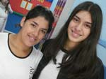 Elisa Baslio e Brenda Vargas