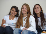 Marina Bolsfield, Daniella Billo e Beatriz Freitas