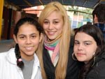 Taiane Mendes, Brbara Borges e Larissa Carvalho