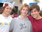 Lucas Santoro, Ncolas Borges e Matheus Hoscheidt