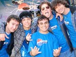 Martin Knop, Tiago Linhares, Lucas Samuel, Mauricio Trilha e Matheus Link