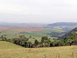 Dois Crregos-SP. Paisagem rural no alto da serra