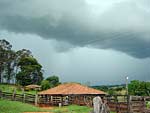 Presidente Bernardes - um grande tempo de chuva se aproximando