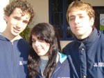 Guilherme Augusto, Maria Eduarda Pergher e Miguel Perez