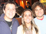 Roger Donatti, Carolina Maral e Breno Loureiro