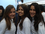 Fabiana Schmitz, Isabele Rios e Jamille Vaz