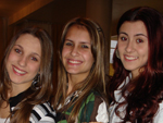 Taise Boaretto, Priscila Moreira e Maria Fernanda Santos