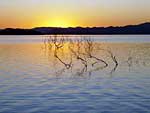 Fotos do entardecer no Lago da Serra da Mesa, em Gois