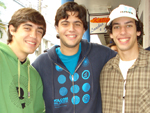 Eduardo Capella, Lucas Lisboa e Diego Antunes