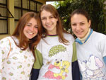 Ariane Andrade D'vila, Gislaine Oecksler e Pabline Azevedo