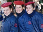 Caroline Leite, Fernanda Souza e Hanna Acunha - Militar