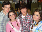 Matheus Barboza, Bruna Barth, Luiz Eduardo Stein e Franciele Lessa