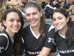 Angela Sfredo, Nicole Barbieri e Thuany Souza