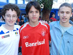 Gabriel Teitelbaum, William Cabral e Felipe Schifino