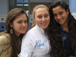 Eduarda Oliveira, Jssica Silveira e Yasmim Baro