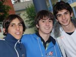 Pedro Sanches, Fillipi Ferrari e Guilherme Bublitz