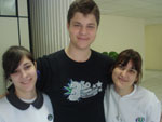 Brbara Sieaman, Victor Krausser e Mariana Aires