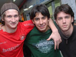 Tiago Bulzing, Pedro Abdala e Jocemar Nicolodi