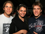 Bruno Jacomel, Alana Campos e Thomas Araujo