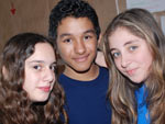 Marina Alves, Matheus Dorneles e Fernanda Moreira