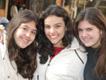 Amanda Silveira, Sofia Milene e Antonielle Zacouteguy