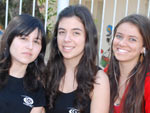 Camila Gonzales, Laura Possap e Thays Feix