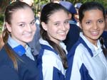 Thaiane Correa, Luiza Maragno e Caroline Bordin