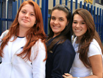 Elisa Bernardes, Luisa Wiethorn e Gabriela Bento