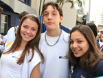 Juliana Amorin, Joo Harger e Isabelle Tavares