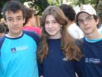 Gabriel Bacelo, Leonardo Braga e Bruna Grings