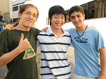 Augusto Doros, Shinichiro e Tiago Quevedo