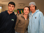 Guilherme Sard, Isabela Martins e Luca Semp