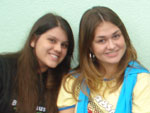 Fernanda Hubert e Ester Storck