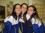 Joana Alexandrina, Daniela Nunes e Larissa Ramos