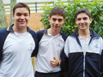 Danilo Schmidt, Guilherme Dutra Alves e Tho Cardoso Richard