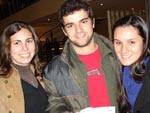 Renata Danieleski, Eduardo Cardozo e Juliana Dorneles