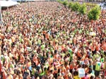 Milhares de pessoas foram ao Sul Folia