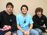 Douglas Steibach, Eduarda Knoll e Guilherme Varela