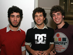 Caio Mello, Joo Morg e Lucas Gonalves