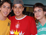 Willian Franzen, Bruno Aguiar e Dante Roman